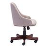 23" X 23" X 37" Beige Polyester Office Chair