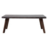 78.7" X 39.5" X 29.5" Cement And Natural Poly Dining Table