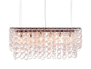 Clear Glass Hanging Baubles Chandelier