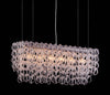Clear Glass Hanging Baubles Chandelier