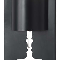 Black and White Silhouette Wall Lamp