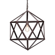21.3" X 21.3" X 80.7" Small Metal Ceiling Lamp
