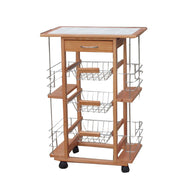 Contemporary Ceramic Kitchen Cart Trolley