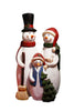 12 Inch Snowman Family Statue