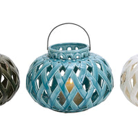Attractive Ceramic Lantern 3 Assorted
