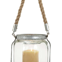 Lantern With Minimalistic Detailing For Rustic Appeal