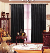 Black Velvet Drape 55"X 84" Each Panel