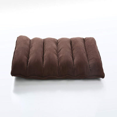 Brown Modern Adjustable Fabric Gaming Chaise Lounge Chair