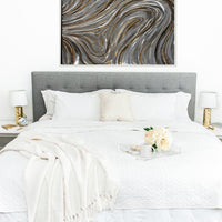 Notable Swirls Design Wooden Wall Art decor, Multicolor