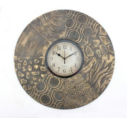 1.75" X 20.5" X 20.5" Vintage Round Metal Wall Clock