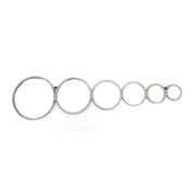 12" X 47" Silver Contemporary Mirror Wall Decor With Bubble-Like Circles