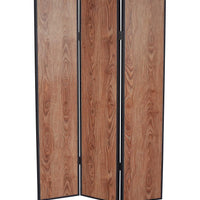 71" X 47" Brown Wood Screen