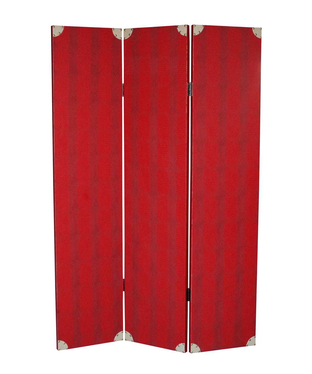 71" X 47" Red Wood Screen