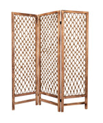 69" X 60" Natural Rope Wooden Screen