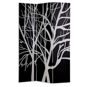 48" X 72" Multi-Color Wood Canvas Tranquillity Screen