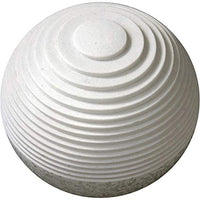 14" X 12" White Round Outdoor Ball With Lines And Light