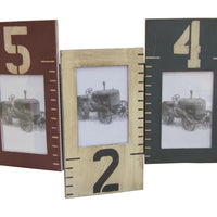 33" X 20" Multi-Color Wooden Photo Frame