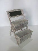 10" X 9" Gray 2 Piece Wood Shelf