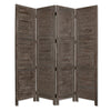 84" X 76" Gray Wood Screen