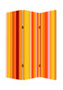 48" X 72" Multi-Color Wood Canvas Deep Saffron Screen