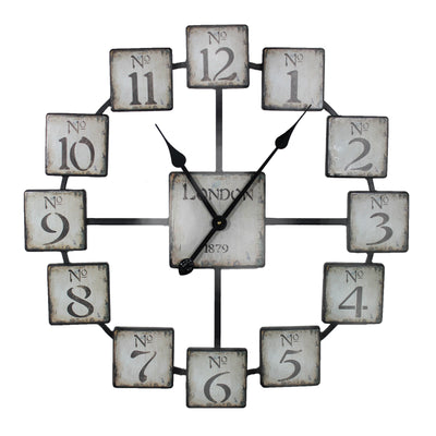 Classic And Uniquely Designed Metal Wall Clock