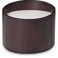 17" Brown Veneer Nightstand