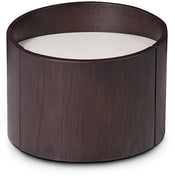 17" Brown Veneer Nightstand