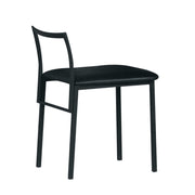 Modern Black Metal Upholstery Chair