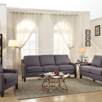 68" X 31" X 36" Gray Linen Sofa