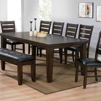 42" X 48-66" Espresso Dining Table