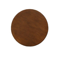 17" X 17" X 22" Walnut Wood Veneer Side Table
