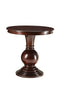 26" X 26" X 26" Espresso Wood Veneer Side Table