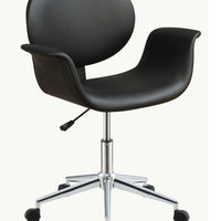 27" X 24" X 34" Black Pu Office Chair