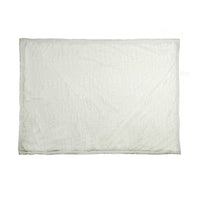 50" X 70" Ivory Mink Faux Hide Throw