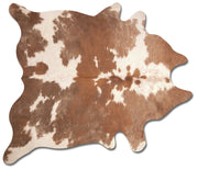 72" x 84" Brown and White Cowhide - Rug