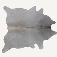 72" x 84" Natural and Light Gray Cowhide Area Rug
