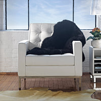 24" x 36" x 1.5" Black Single Sheepskin - Area Rug