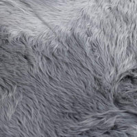 2' X 3' Gradient Gray Single Sheepskin Area Rug