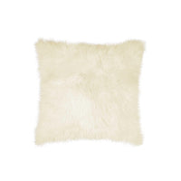 18" X 18" Natural Sheepskin Pillow