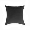 18" x 18" x 5" Black And White Cowhide Pillow