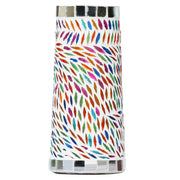 Handmade Glass Vase Featuring  Mosaic Pattern Multicolor