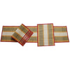 Set of 6 Hand Woven Placemats & Table Runner In Grass