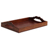 Handmade Traditional Style Mango Wood Serving Tray with Cutout Handles