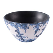 10.8" X 10.8" X 5.5" Blue And White Bowl