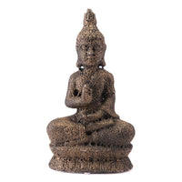 10.4" X 6.5" X 19.1" Brown Buddha Sculpture