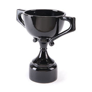 14.6" X 8.7" X 13.8" Modern Black Vessel Decor