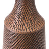 8.9" X 8.9" X 13.6" Small Brown Poly Bottle