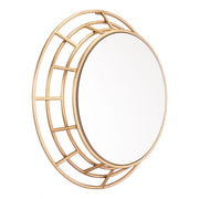 17.9" X 3.5" X 17.9" Stunning Gold Mirror