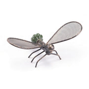 7.3" X 3.9" X 3.1" Green Flying Ant Sculpture