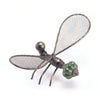 7.3" X 3.9" X 3.1" Green Flying Ant Sculpture